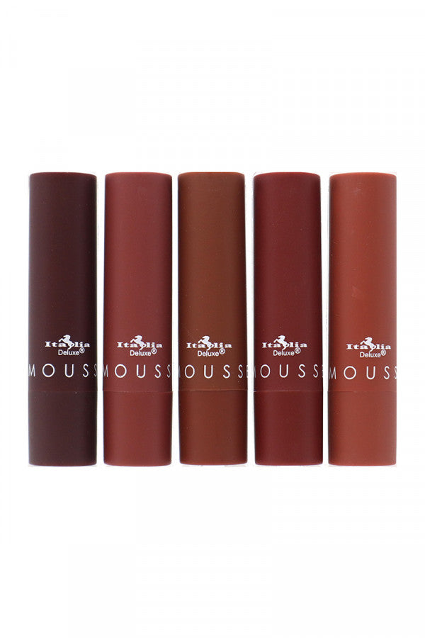 Italia Deluxe Top Five Mouse Matte Lipsticks Chola Browns