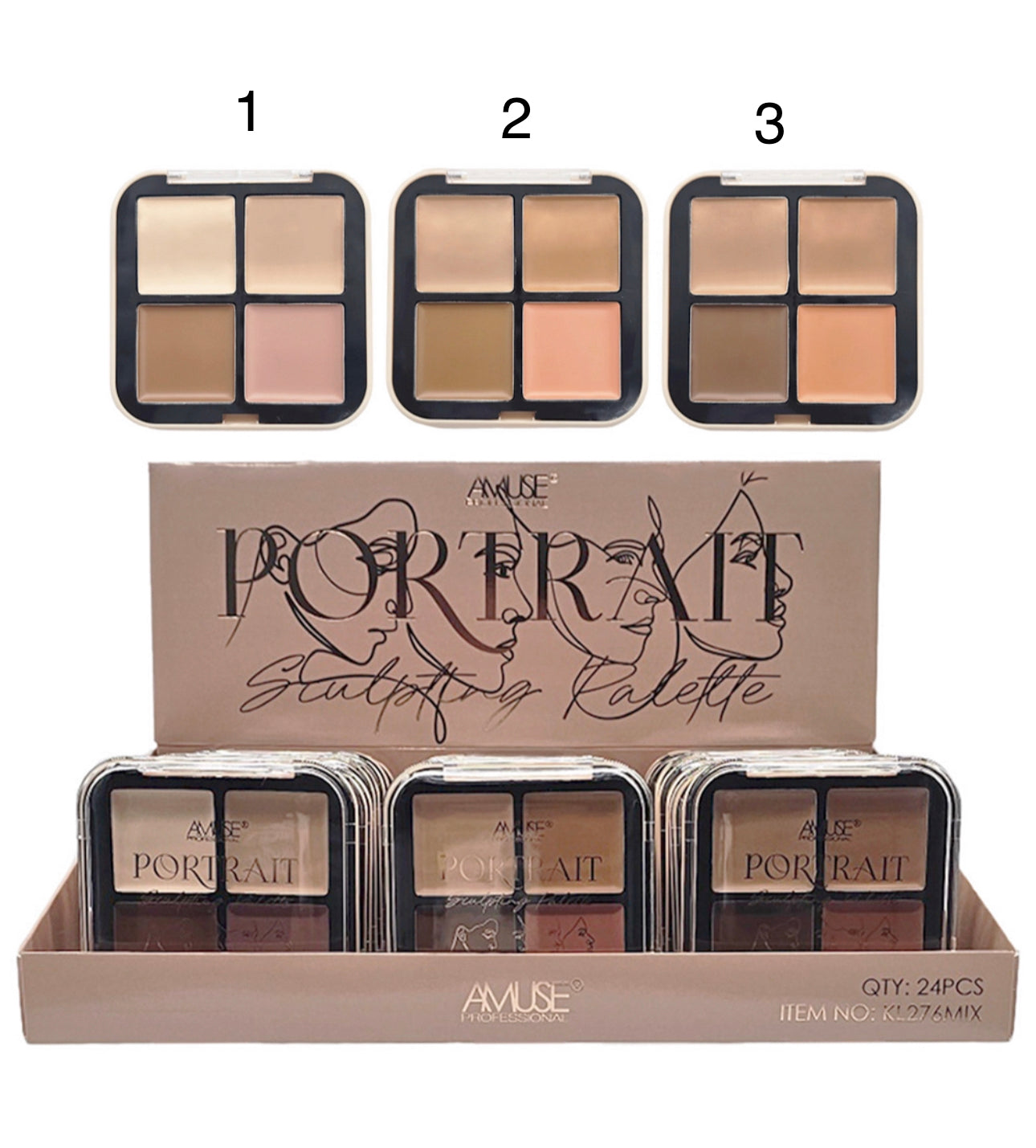 Amuse Portrait Cream Palette