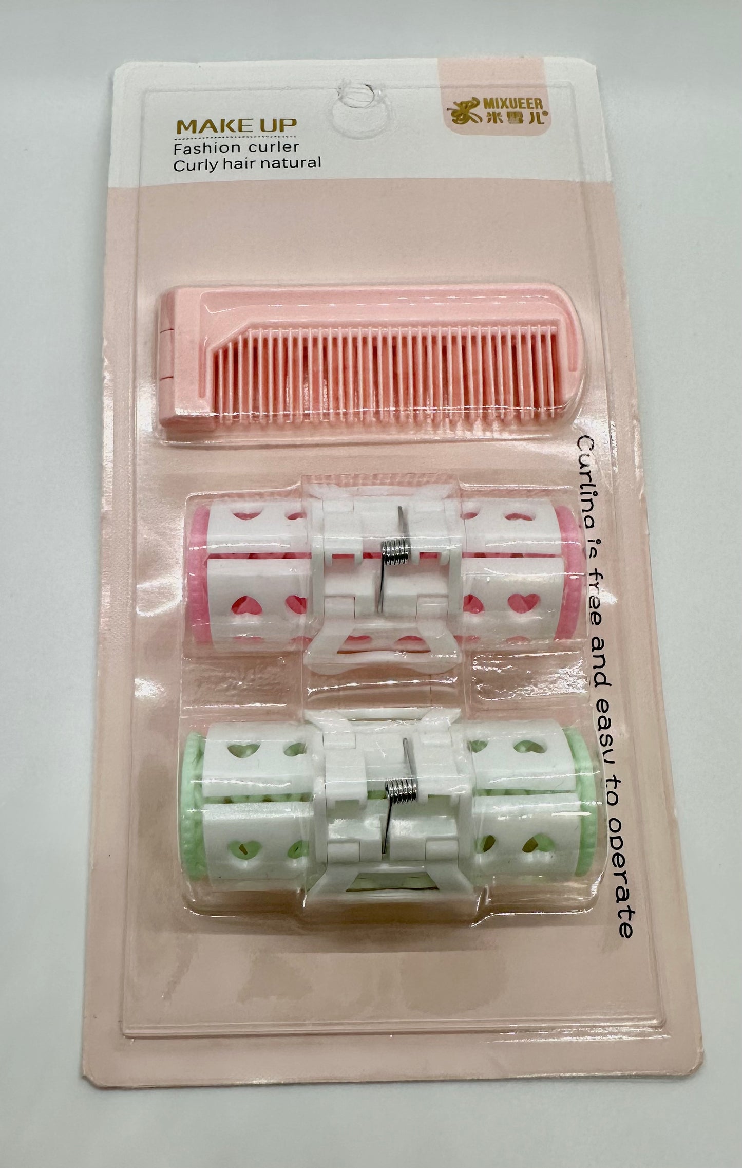 Hair Roller With Comb