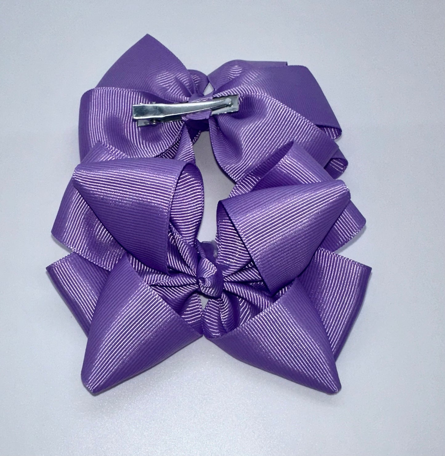 Double Ribbon Solid Pair Bows