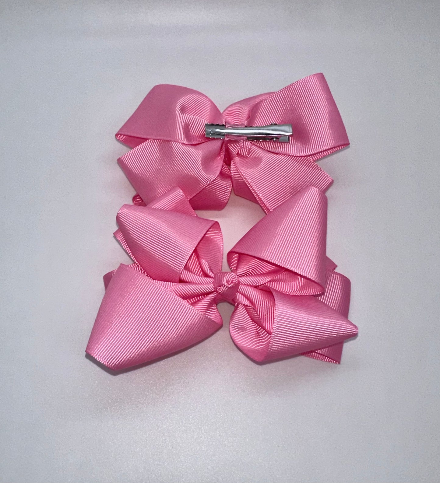 Double Ribbon Solid Pair Bows