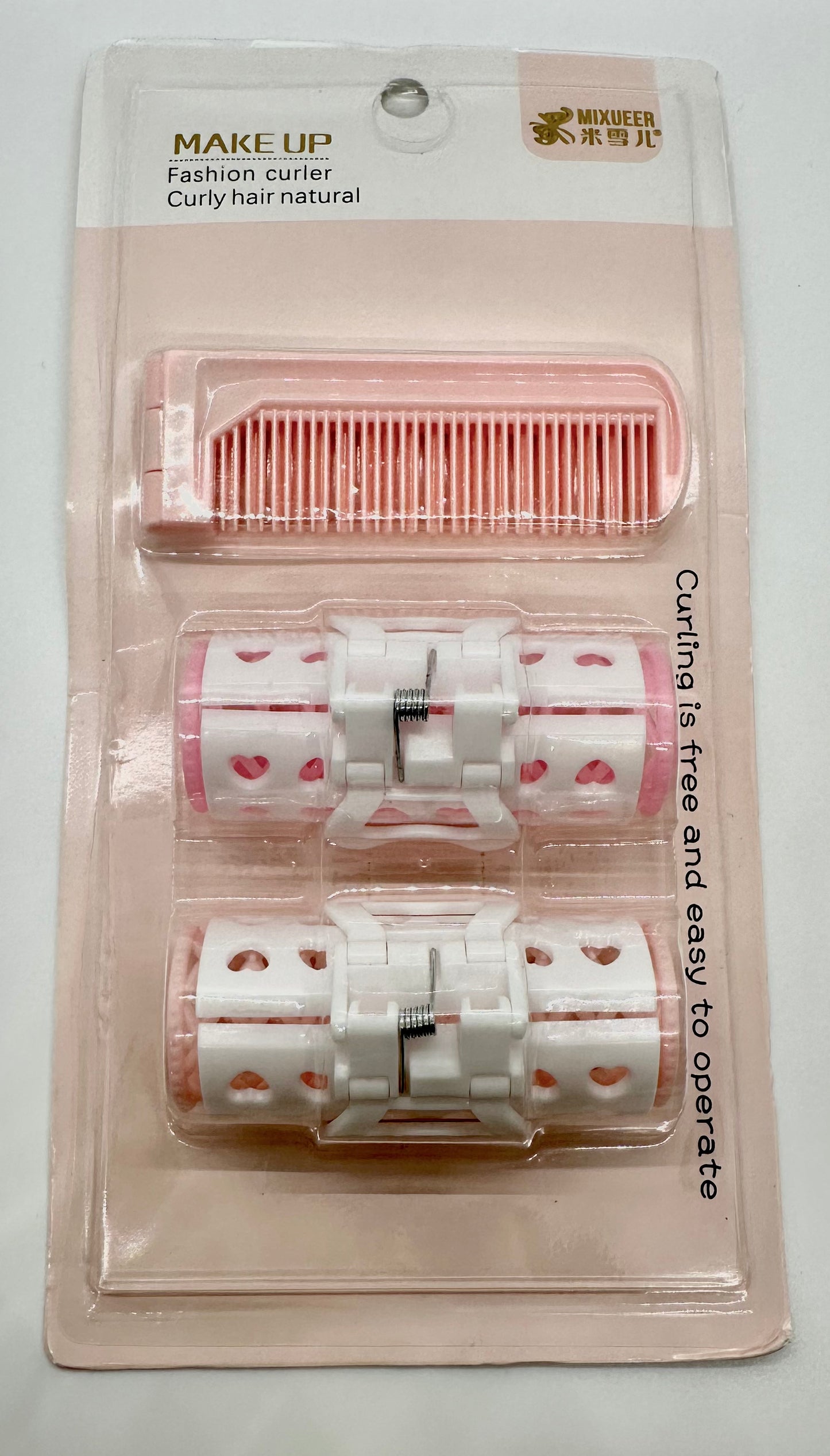 Hair Roller With Comb