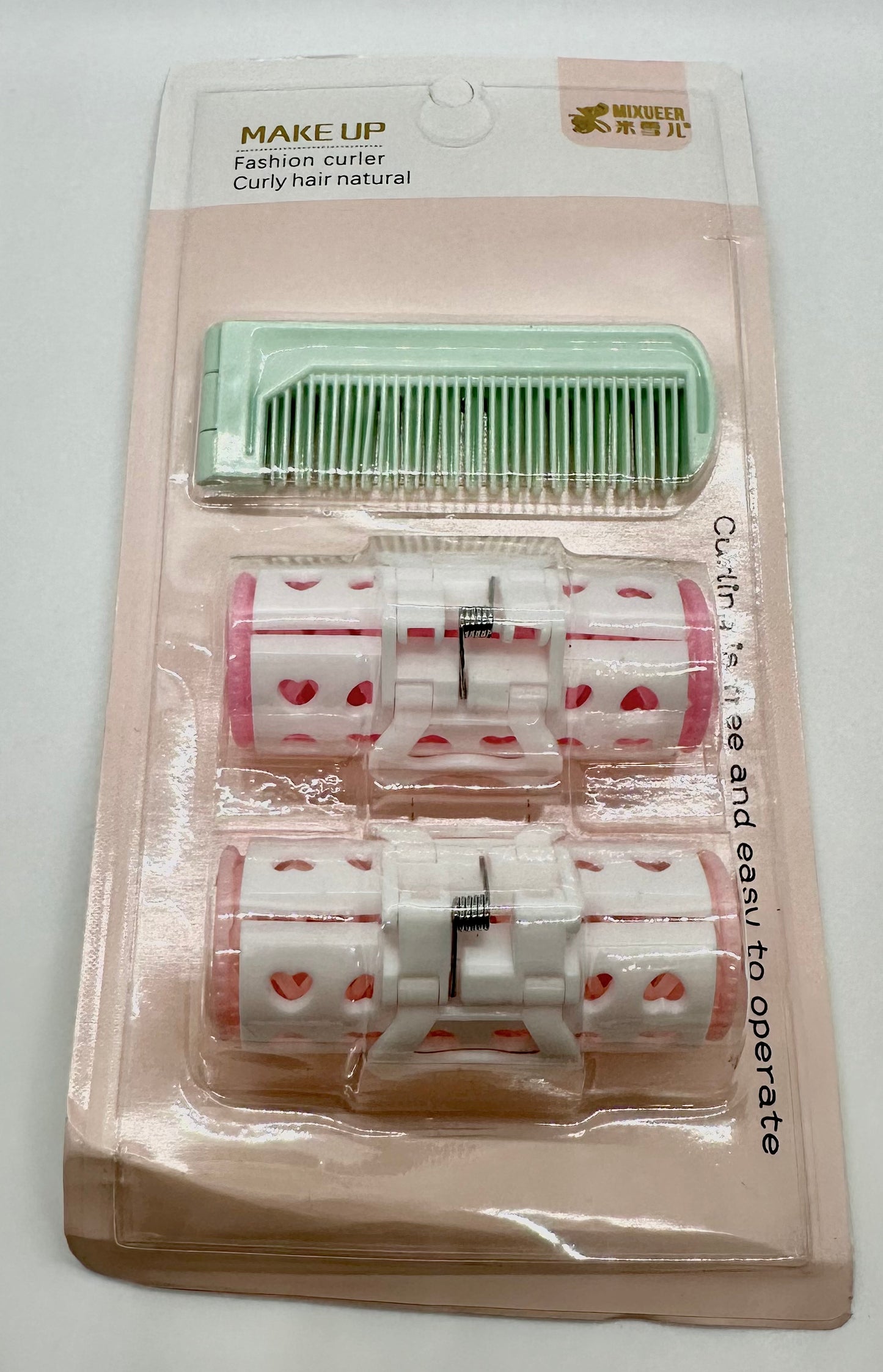 Hair Roller With Comb