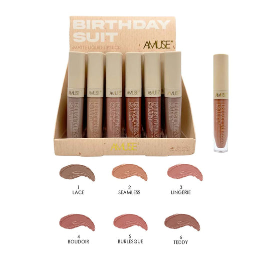 Amuse Birthday Suit Matte Liquid Lipstick