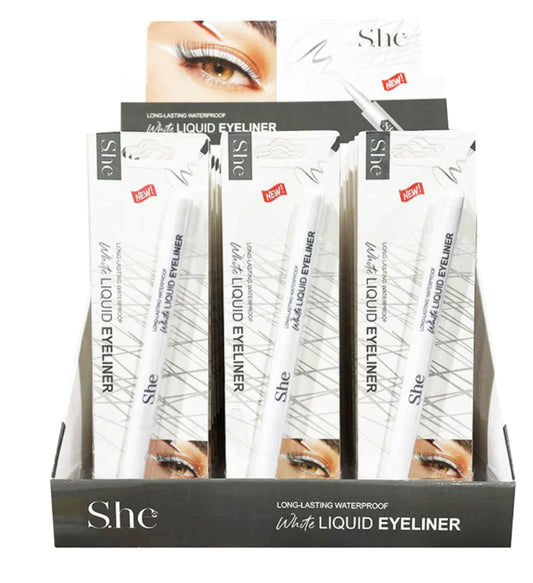 S.he White Liquid Waterproof Eyeliner