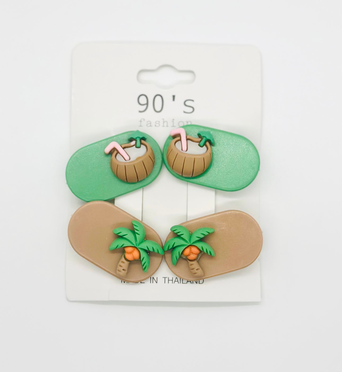 Coconut Vibe Hair Clips