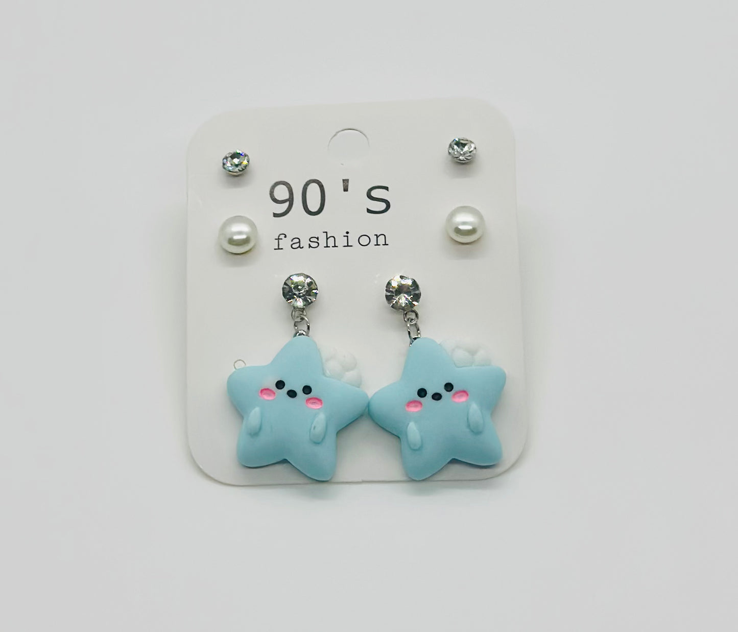 Dreamy Star Short Dangle Earrings