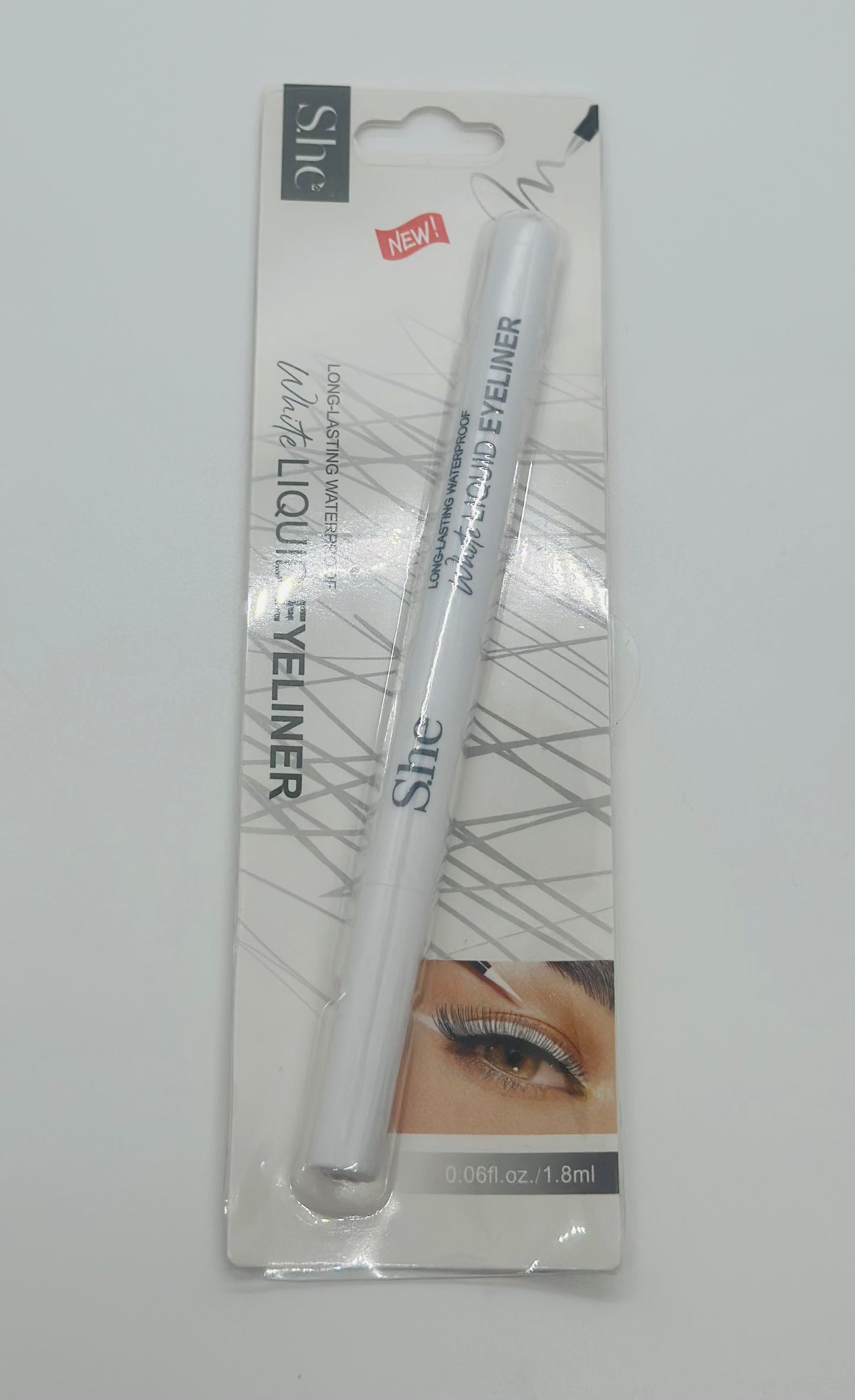 S.he White Liquid Waterproof Eyeliner