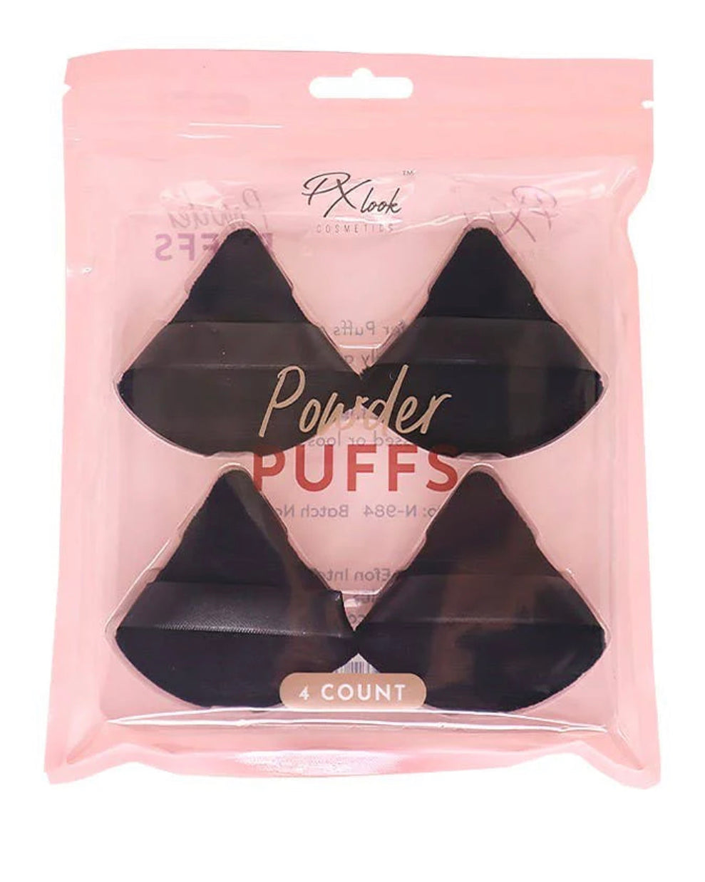 PX Look Powder Puff 4pc (2 Styles)