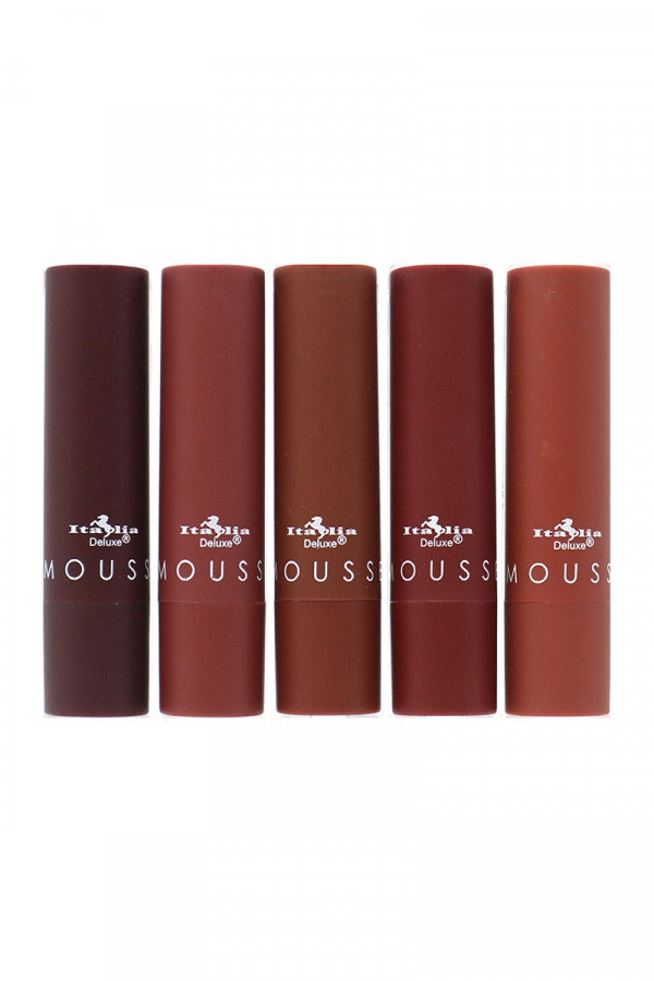 Italia Deluxe Top Five Mouse Matte Lipsticks Chola Browns