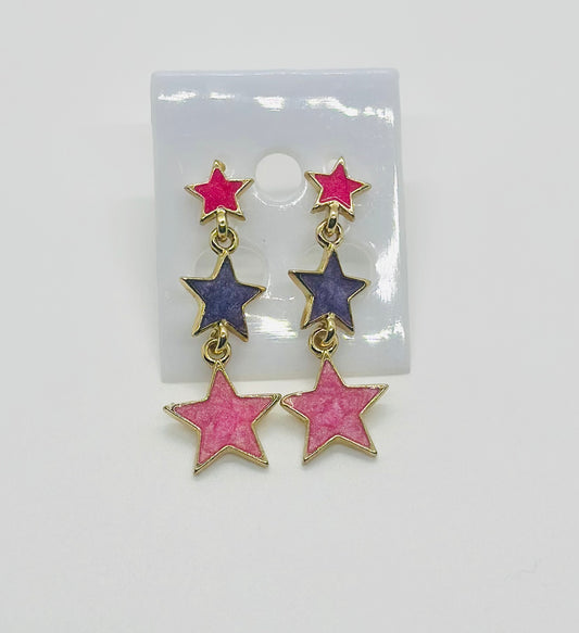 Star Tier Girly Earrings