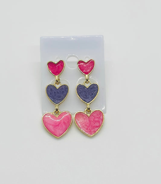 Heart Tier Girly Earrings