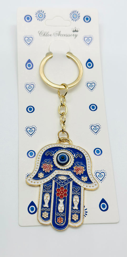 Golden Ojo Hand Keychain