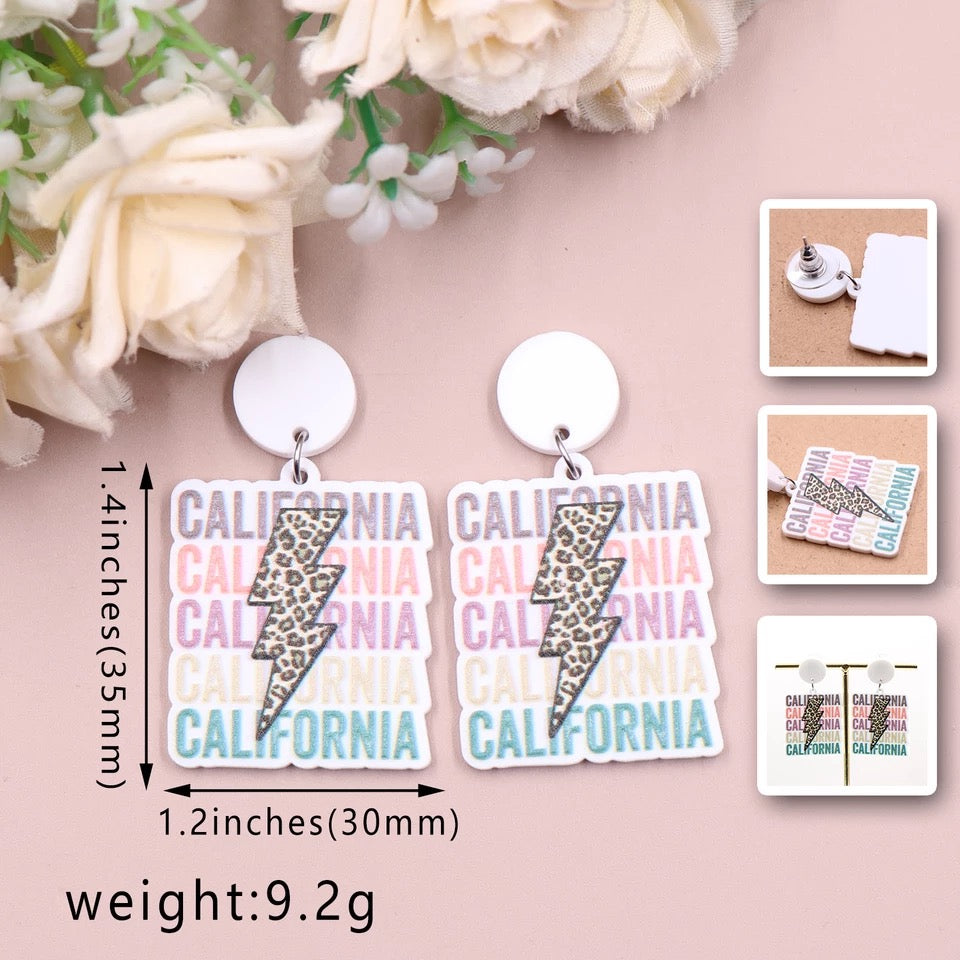 California Earrings