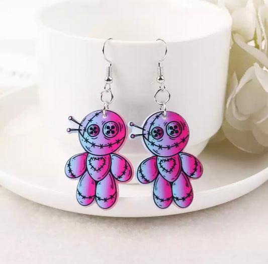 Voodoo Doll Earrings