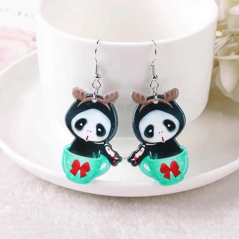 Christmas Scream Earrings