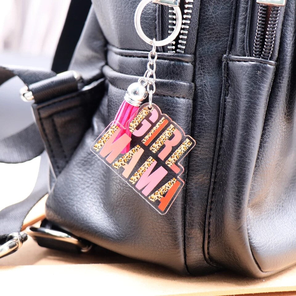 Mama Tassel Keychain