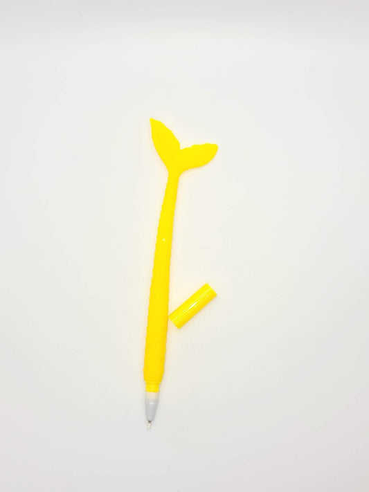 Yellow Mermaid Tail Pen