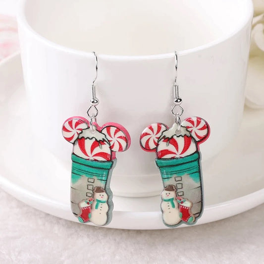 Mouse Peppermint Earrings