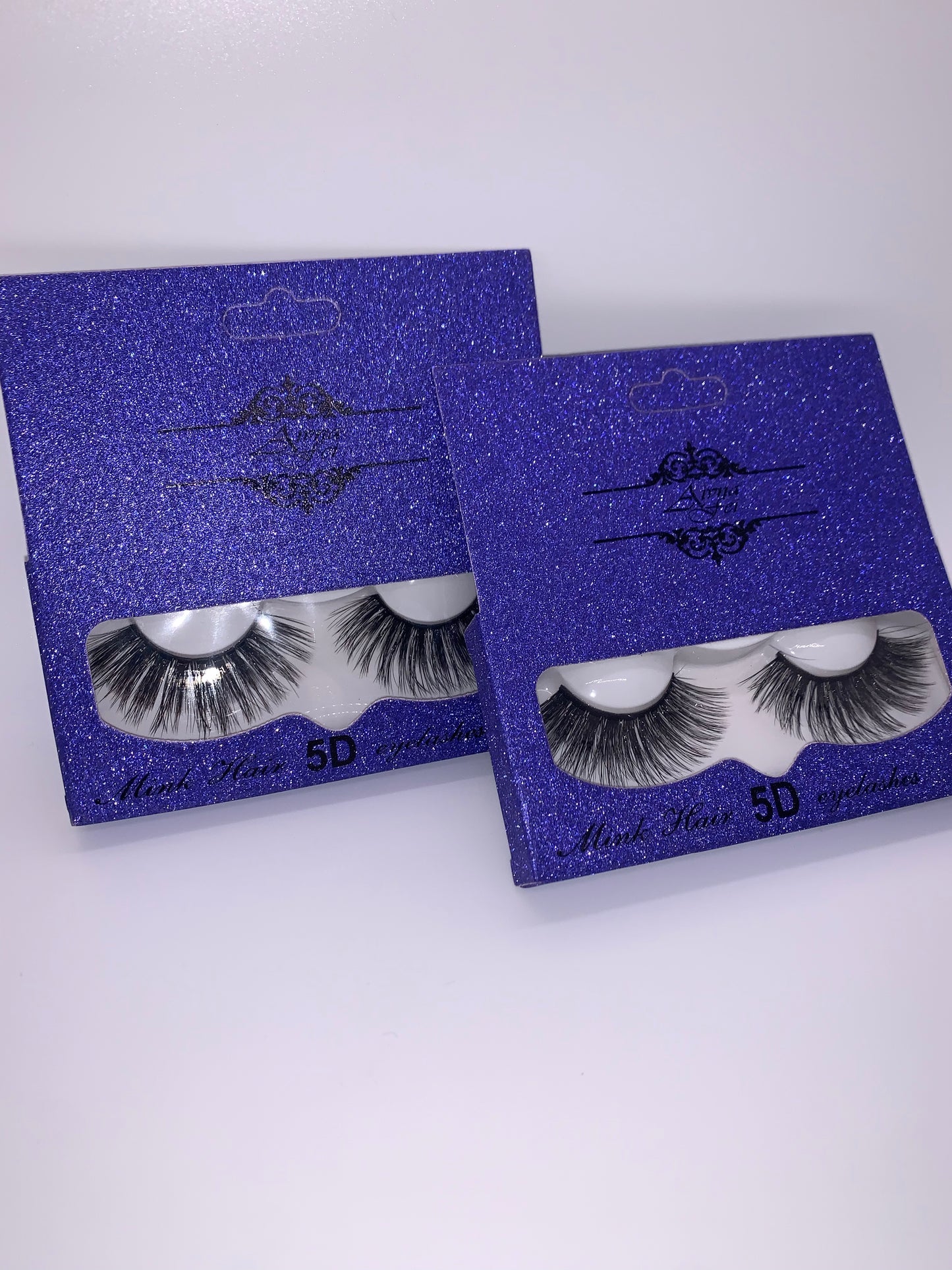 Royal Blue Glitter Lashes