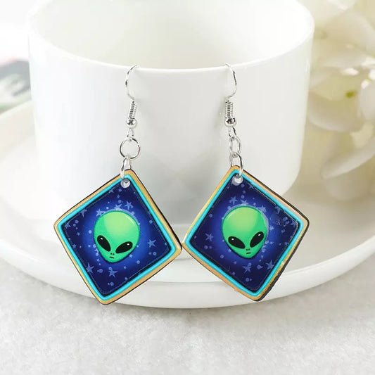 Alien Earrings