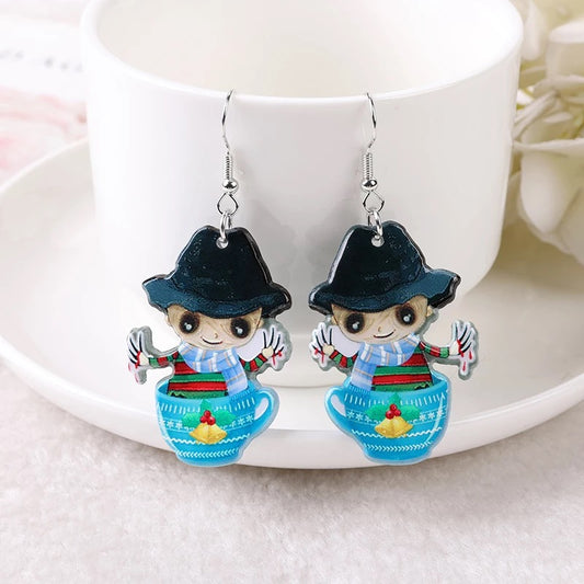 Christmas Freddy Earrings