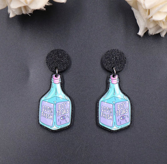 Boy Tears Earrings