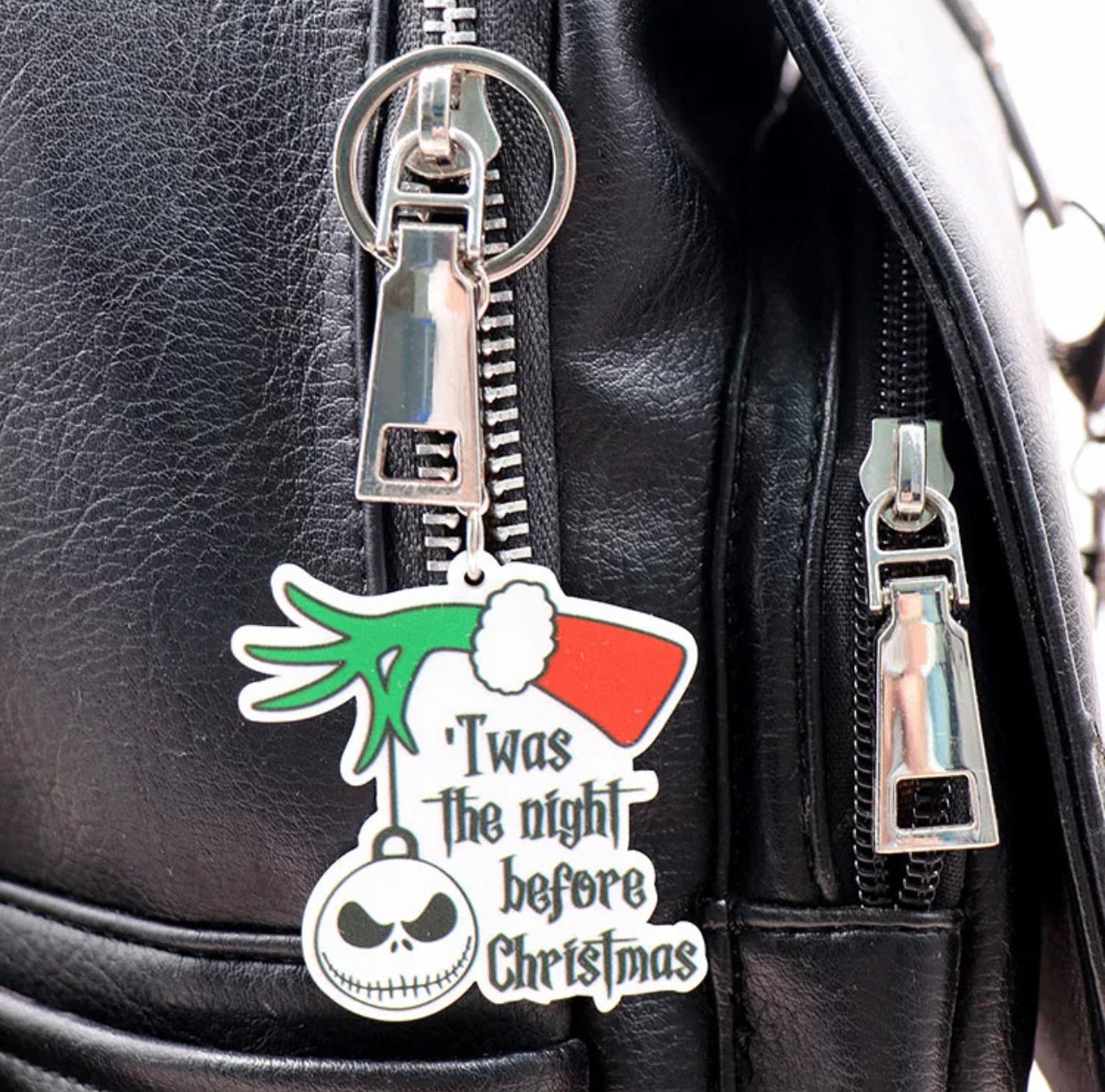 Night Before Christmas Keychain