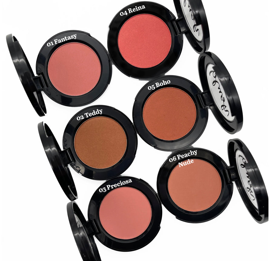 Italia Deluxe Powder Blush 12 Shades